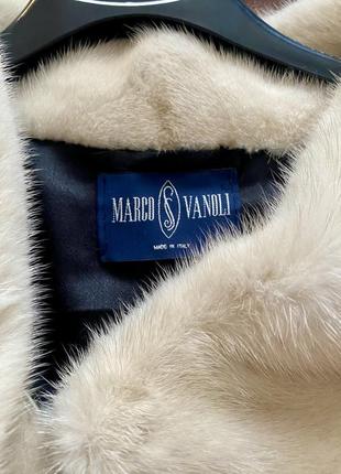 Marco vanoli норковая шуба (италия)6 фото