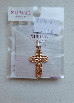Крестик xuping 18к