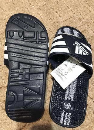 Мужские шлепанцы adidas santiossage оригинал 010689 тапки массажные4 фото