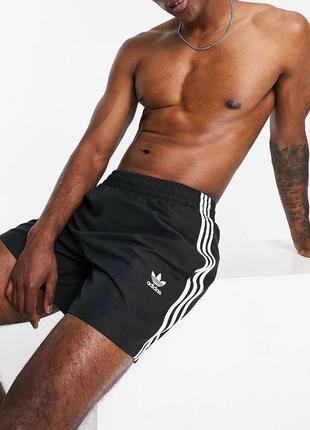 Шорти adidas originals swimwear 3 stripe1 фото