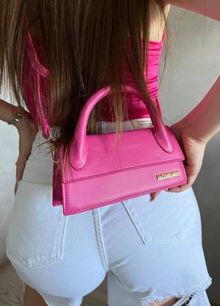 Jacquemus mini fuksia3 фото