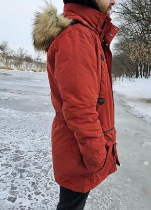 Зимова тепла куртка з капюшоном розмір м6 фото