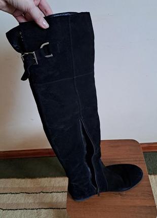 Ботфорти замшеві 40й#демі#