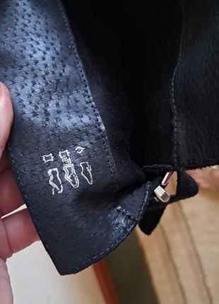 Ботфорти замшеві 40й#демі#