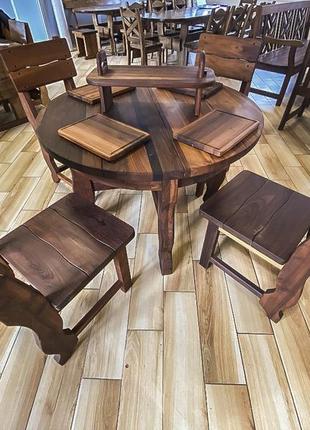 Деревянная мебель из массива термо дерева от производителя, комплект furniture set - 42