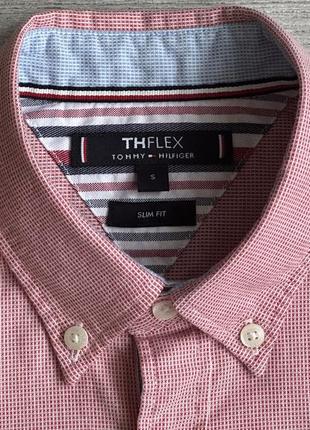 Сорочка\рубашка tommy hilfiger slim fit flex dobby shirt5 фото