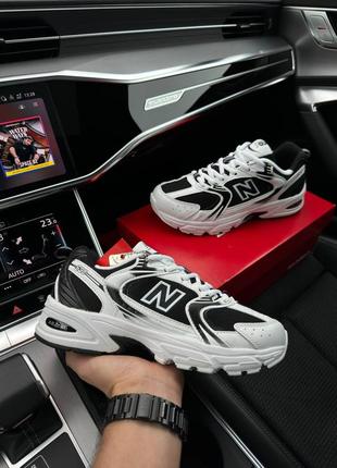 🔥чоловічі кросівки new balance 530 premium basis white black