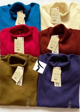 Гольф uniqlo, 100% шерсть мериноса
