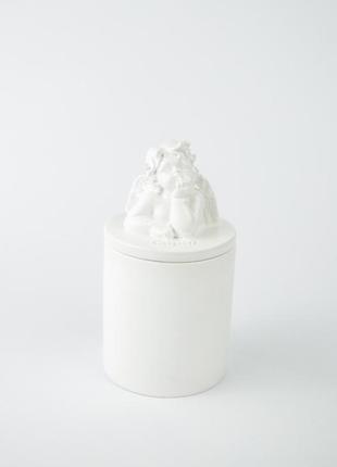 Аромасвічка cupid santal white 100% wood wax 165g 35h гранд презент nac 1035w4 фото