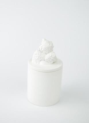 Аромасвічка cupid santal white 100% wood wax 165g 35h гранд презент nac 1035w5 фото