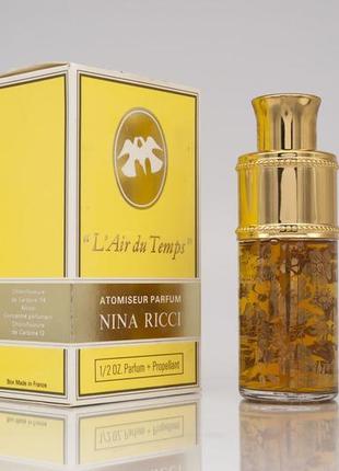 Шикарні вінтажні французькі парфуми - спрей на натуральних маслах l'air du temps від nina ricci