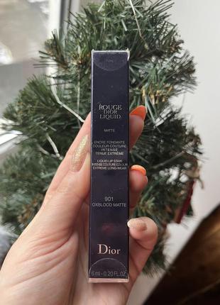 Матова помада діор rouge dior liquid2 фото