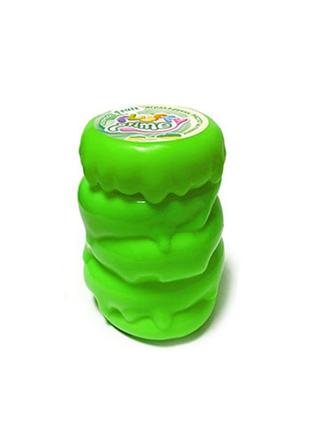 Вязкая масса "fluffy slime" fls-01-01u с сюрпризом (зеленый)