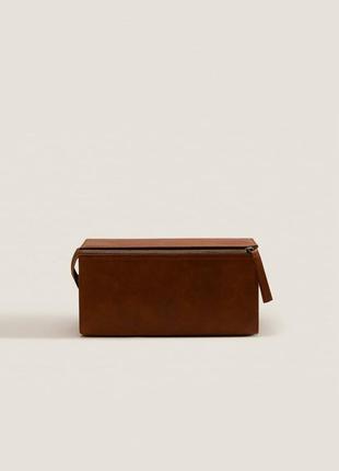 Велика шкіряна косметичка zara home 4009/200
