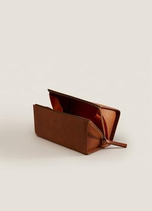 Велика шкіряна косметичка zara home 4009/200