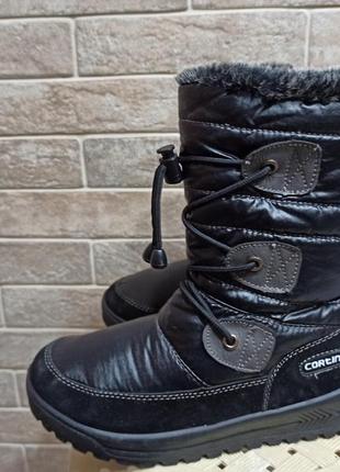 Теплі зимові термо чоботи, дутики cortina3 фото