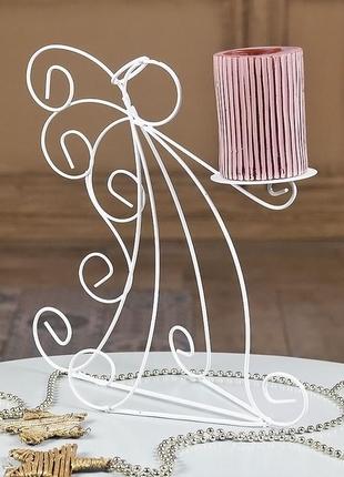 Подсвечник ангел рождественский 36 см гранд презент 220234