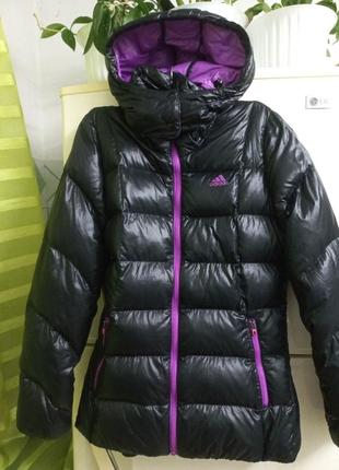 Курточка осень-зима пух-перо жен. s-m 165/88 adidas китай4 фото