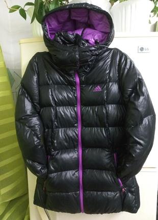Курточка осень-зима пух-перо жен. s-m 165/88 adidas китай2 фото