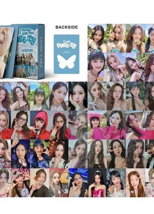 Ломо карточки группы (g)i-dle, в наборе 55 штук