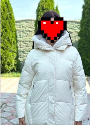 Зимова куртка с натуральним хутром.2 фото