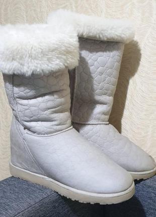 Угги ugg кожа кожаные овчина1 фото