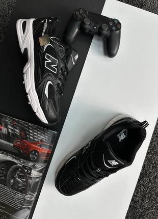 Мужские кроссовки new balance 530 /нтерн беленс / демисезонные / весенние, летние, осенние / обувь / кожа, сетка / белые, черные, бежевые, серые