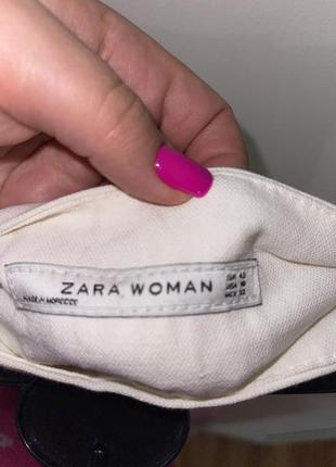 Юбка zara woman р 42 / 10 лён/вискоза6 фото