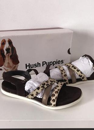 Женские,брендовые,кожаные  босоножки hush puppies.португалия..50%знижка