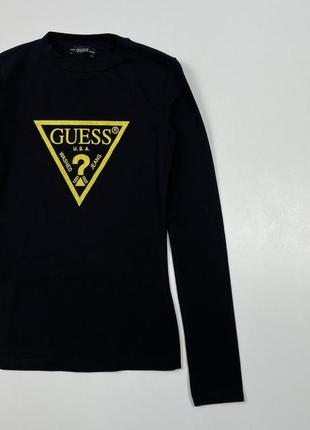 Оригинальный женский лонгслив guess биг лого2 фото