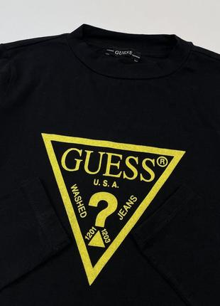 Оригинальный женский лонгслив guess биг лого5 фото