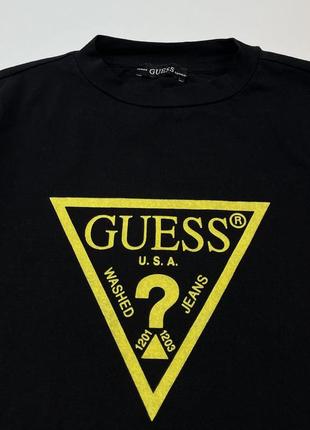 Оригинальный женский лонгслив guess биг лого6 фото