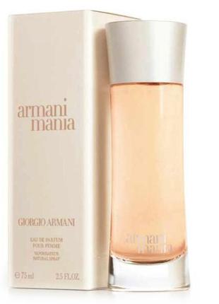 Женская туалетная вода armani mania ( изысканный цветочно-древесный аромат)