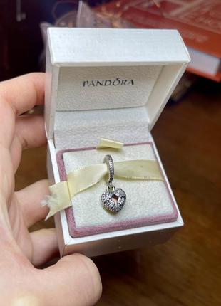 Шарм пандора pandora серце підвіс