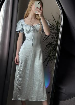 Елегантна сукня з розрізом/ сукня на випускний/ літня сукня4 фото