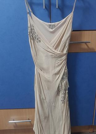 Сукня декорована каміньчиками та бісером9 фото