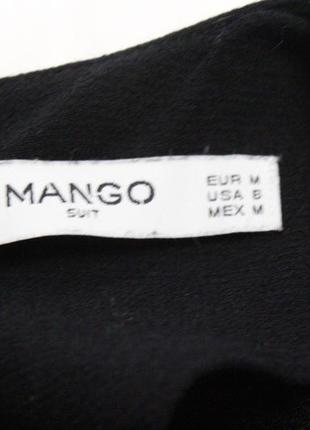 Черное платье с завязками м 38 размер mango манго8 фото