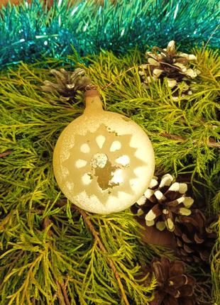 Вінтажна іграшка на ялинку, кульки vintage / прикраси ретро срср