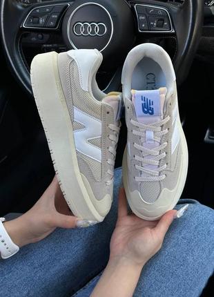 Женские кроссовки new balance ct302 beige white blue 36-37-38-39
