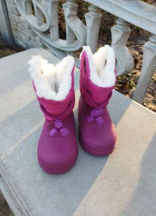 Детские непромокаемые зимние сапоги,сапожки для девочки3 фото