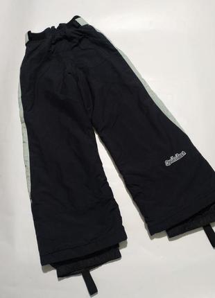 Лыжные дутые штаны зимние для девочки2 фото