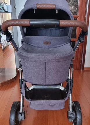 Универсальная коляска 2 в 1 abc design turbo 4t diamond collection (asphalt)
