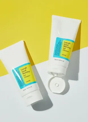 Гель для вмивання з bha-кислотами і низьким ph cosrx low ph good morning gel cleanser 150 мл