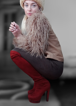 Женская комби куртка с мехом zara 🧸9 фото