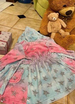Мʼякий халат для дівчинки5 фото