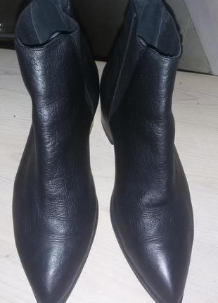 Кожаные ботинки-челси бренда pavement (дания) размер 39 (25,5 см)2 фото