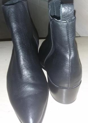 Кожаные ботинки-челси бренда pavement (дания) размер 39 (25,5 см)4 фото