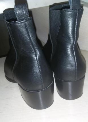 Кожаные ботинки-челси бренда pavement (дания) размер 39 (25,5 см)3 фото