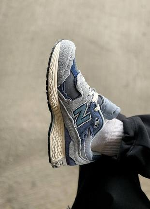 Кроссовки мужские new balance 2002r "protection pack light arctic blue"2 фото