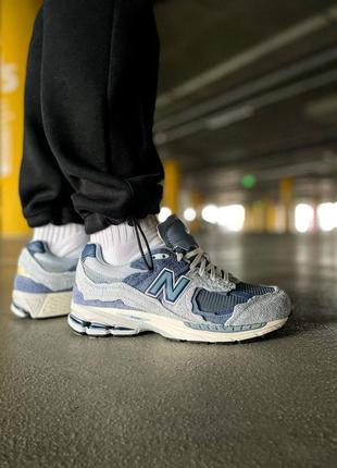 Кросівки чоловічі new balance 2002r "protection pack light arctic blue"4 фото